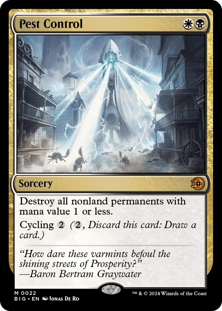 Image for Pest Control (22) (Outlaws of Thunder Junction: The Big Score) (BIG) - Magic: The Gathering