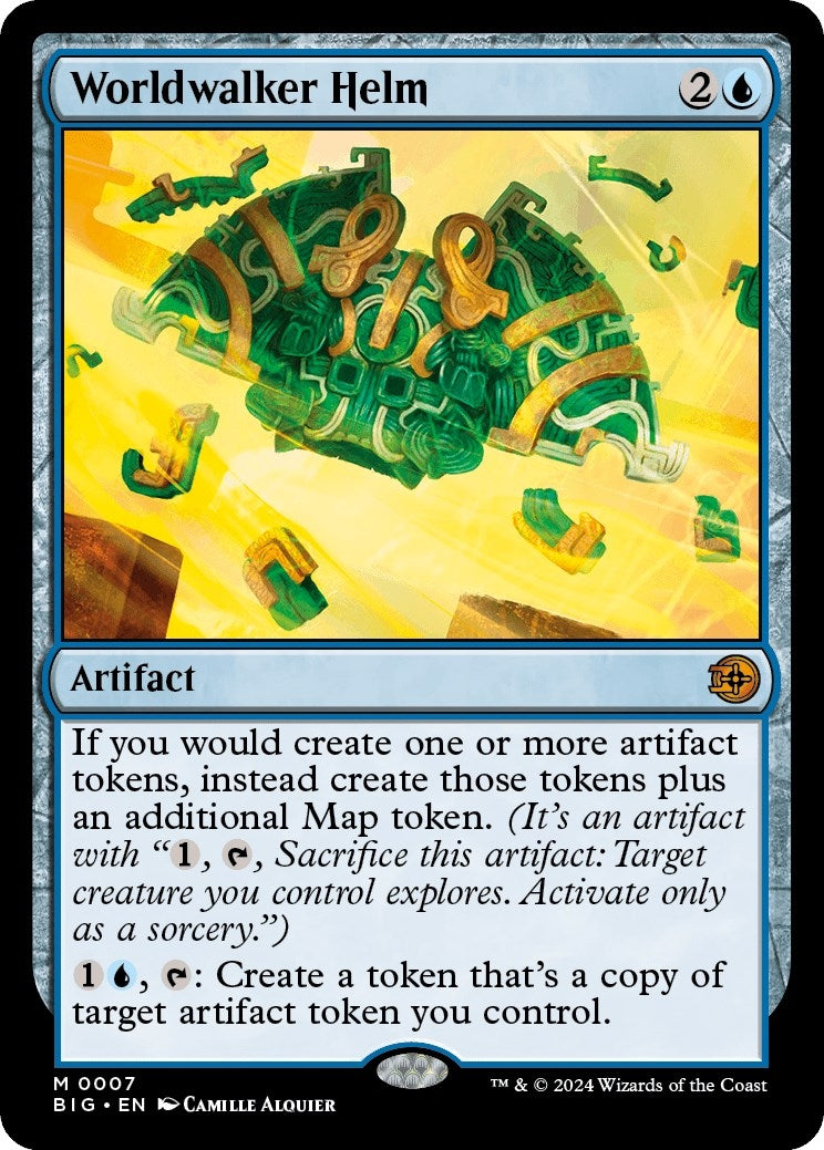 Image for Worldwalker Helm (7) (Outlaws of Thunder Junction: The Big Score) (BIG) - Magic: The Gathering