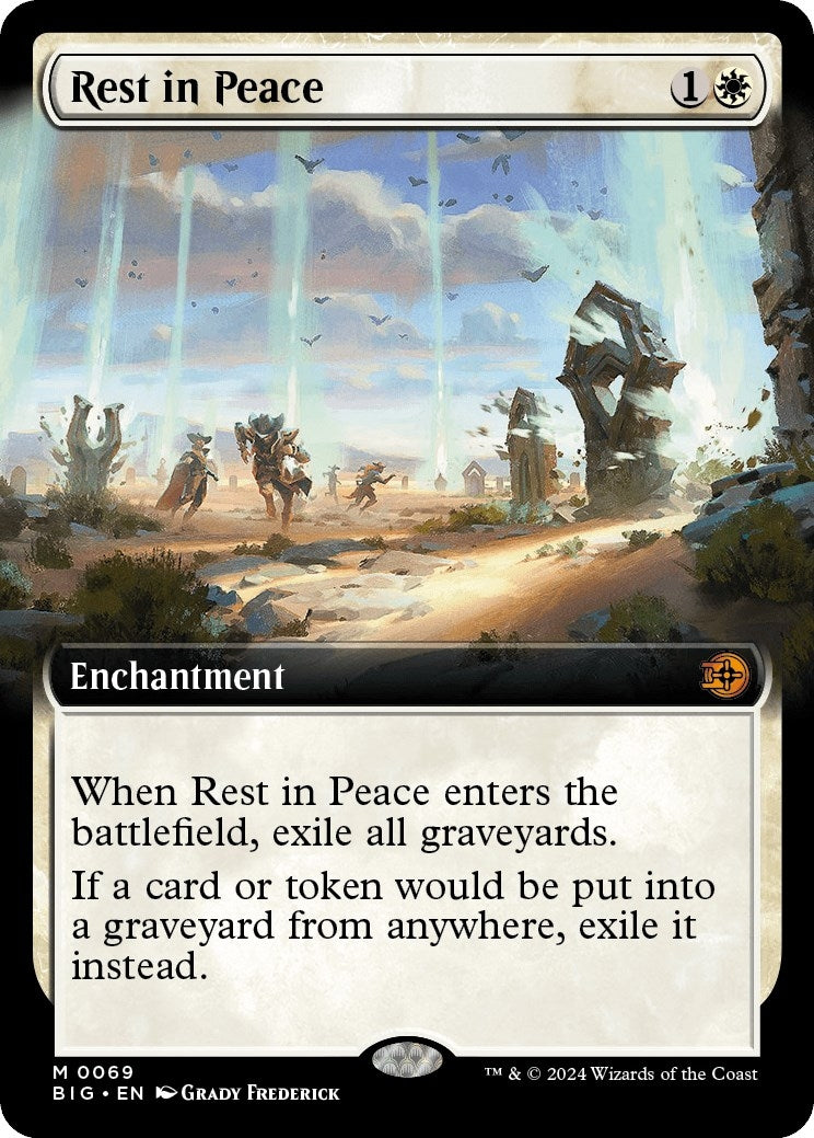 Image for Rest in Peace (Extended Art) (69) (Outlaws of Thunder Junction: The Big Score) (BIG) - Magic: The Gathering