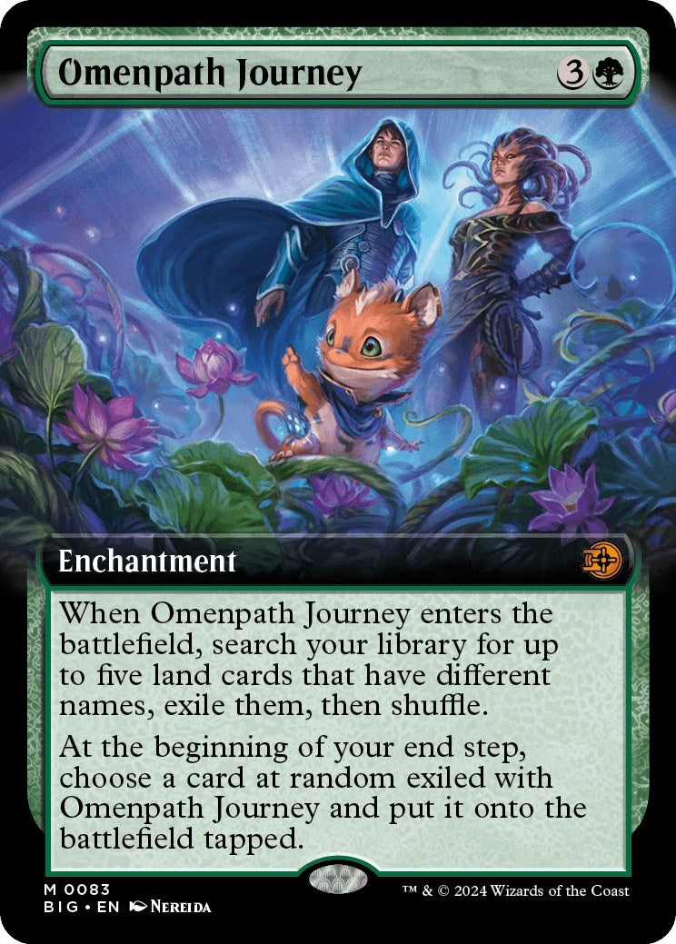 Image for Omenpath Journey (Extended Art) (83) (Outlaws of Thunder Junction: The Big Score) (BIG) - Magic: The Gathering