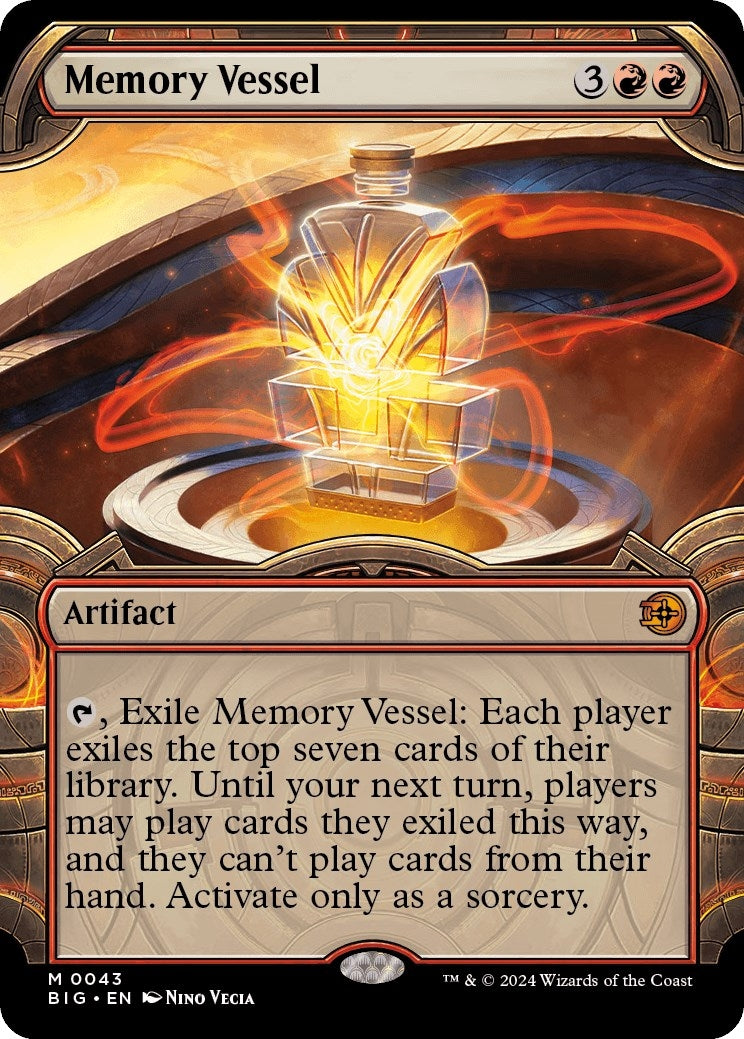 Image for Memory Vessel (Showcase) (43) (Outlaws of Thunder Junction: The Big Score) (BIG) - Magic: The Gathering
