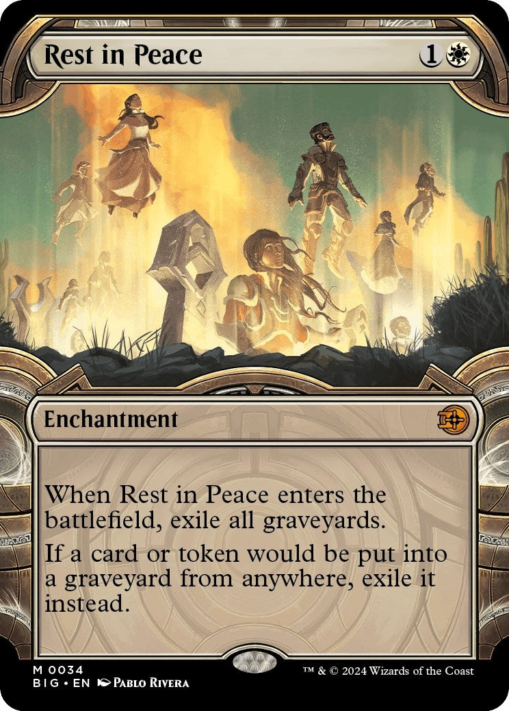 Image for Rest in Peace (Showcase) (34) (Outlaws of Thunder Junction: The Big Score) (BIG) - Magic: The Gathering