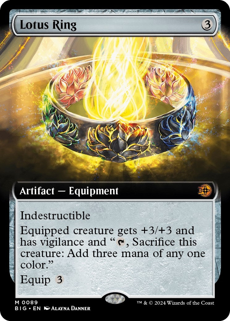 Image for Lotus Ring (Extended Art) (89) (Outlaws of Thunder Junction: The Big Score) (BIG) - Magic: The Gathering