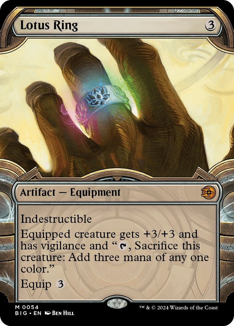 Image for Lotus Ring (Showcase) (54) (Outlaws of Thunder Junction: The Big Score) (BIG) - Magic: The Gathering