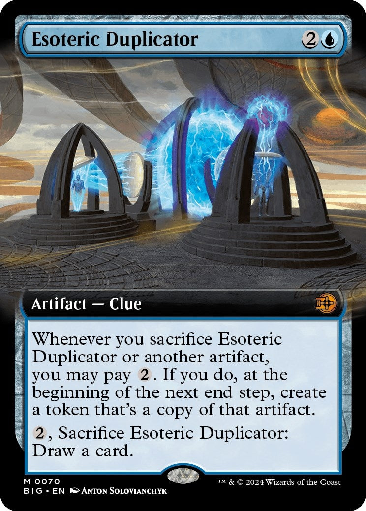 Image for Esoteric Duplicator (Extended Art) (70) (Outlaws of Thunder Junction: The Big Score) (BIG) - Magic: The Gathering