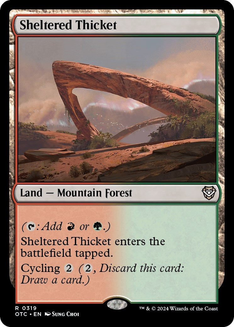 Image for Sheltered Thicket (319) - Magic: The Gathering