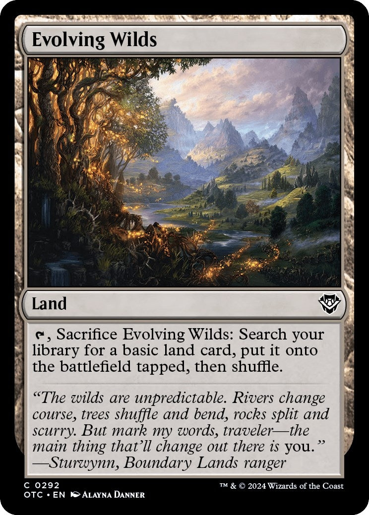 Image for Evolving Wilds (292) - Magic: The Gathering
