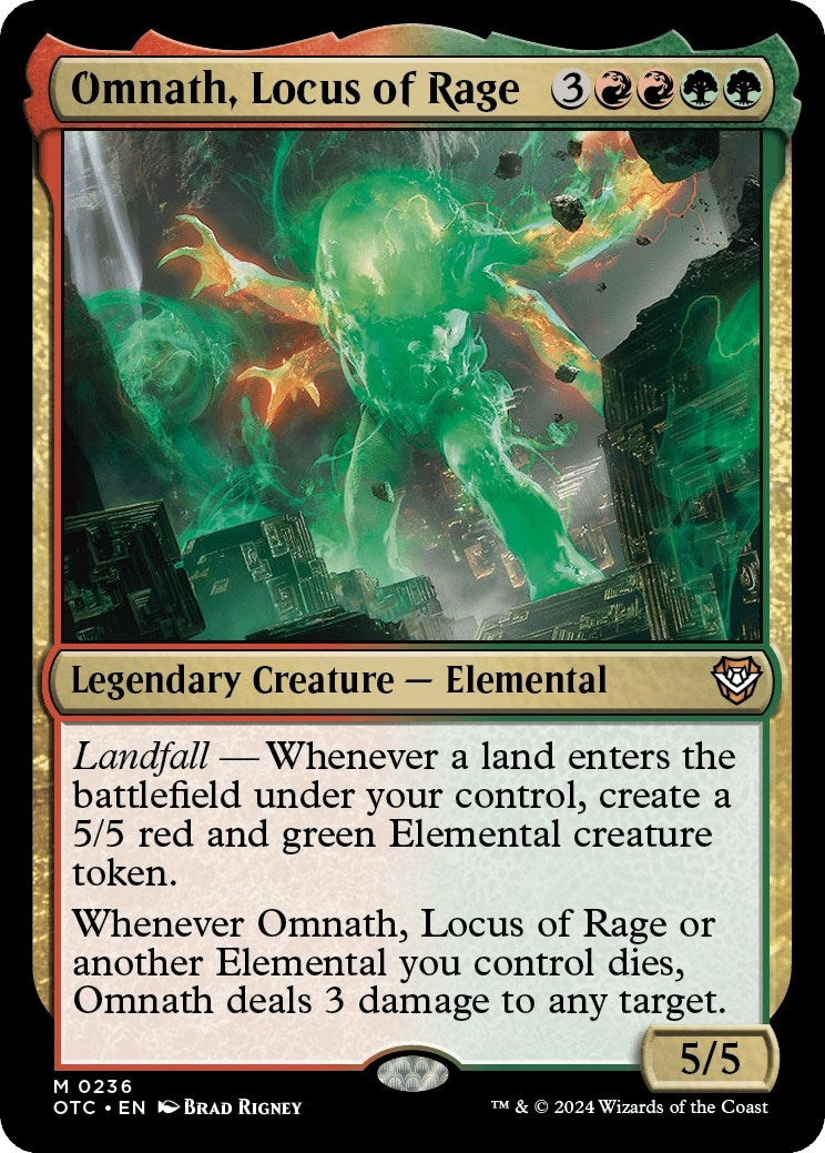 Image for Omnath, Locus of Rage (236) - Magic: The Gathering