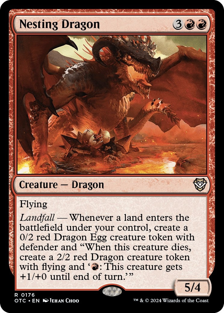 Image for Nesting Dragon (176) - Magic: The Gathering