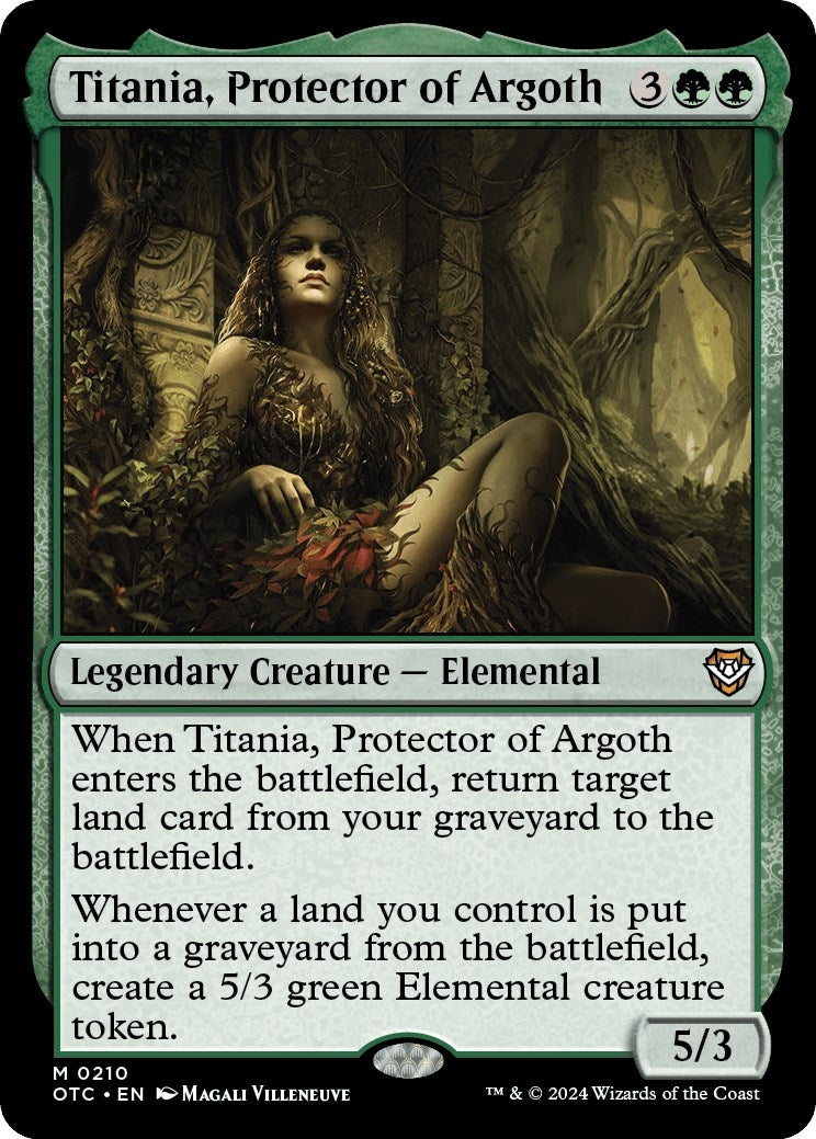 Image for Titania, Protector of Argoth (210) - Magic: The Gathering