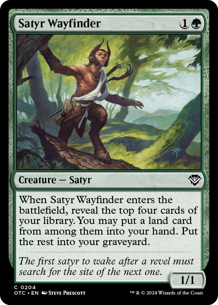 Image for Satyr Wayfinder (204) - Magic: The Gathering