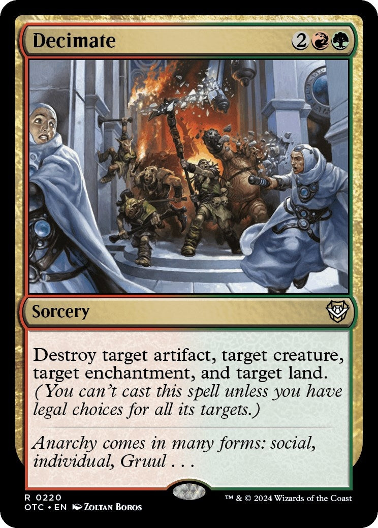 Image for Decimate (220) - Magic: The Gathering