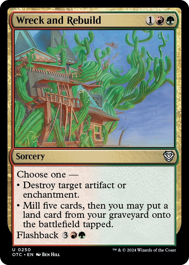 Image for Wreck and Rebuild (250) - Magic: The Gathering