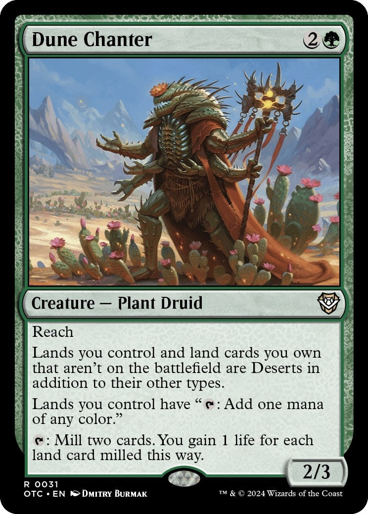 Image for Dune Chanter (31) - Magic: The Gathering