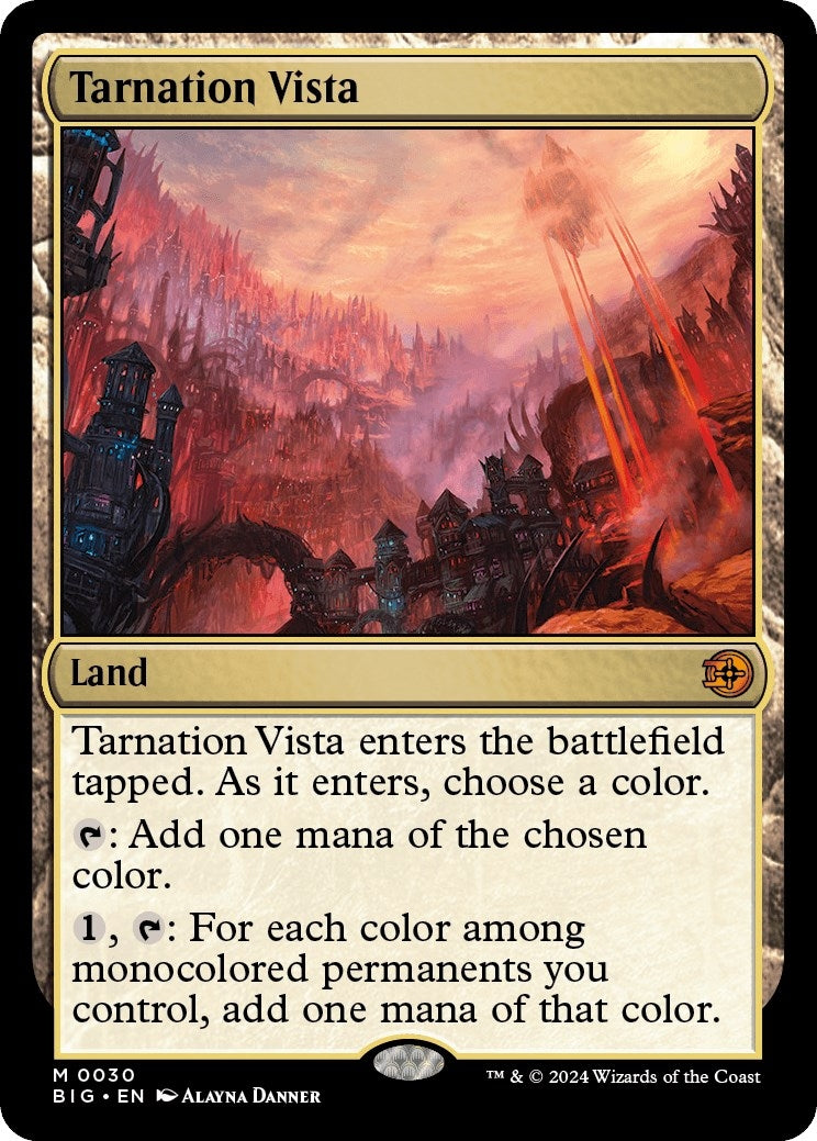 Image for Tarnation Vista (30) (Outlaws of Thunder Junction: The Big Score) (BIG) - Magic: The Gathering
