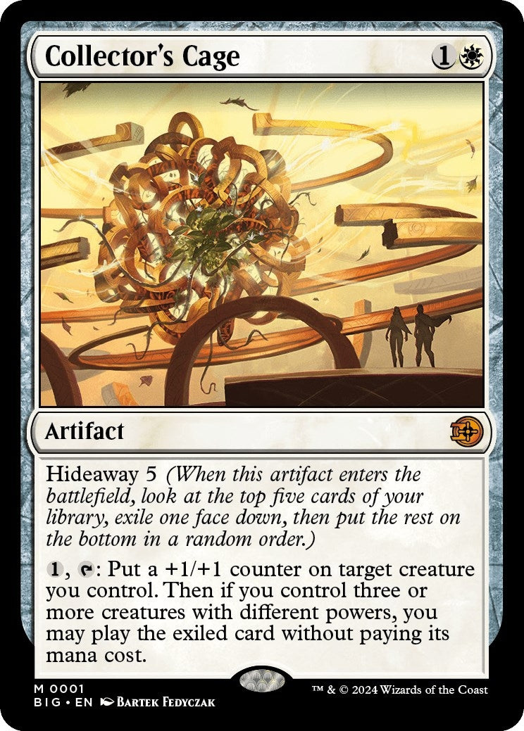 Image for Collector's Cage (1) (Outlaws of Thunder Junction: The Big Score) (BIG) - Magic: The Gathering
