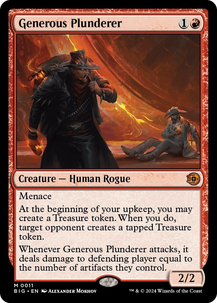 Generous Plunderer (11) (Outlaws of Thunder Junction: The Big Score)
