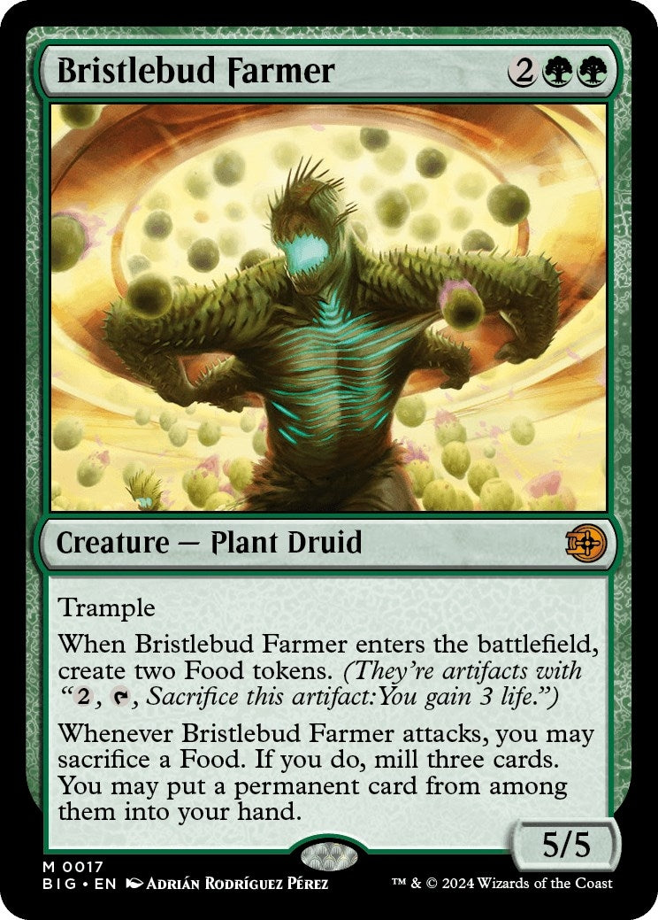 Image for Bristlebud Farmer (17) (Outlaws of Thunder Junction: The Big Score) (BIG) - Magic: The Gathering