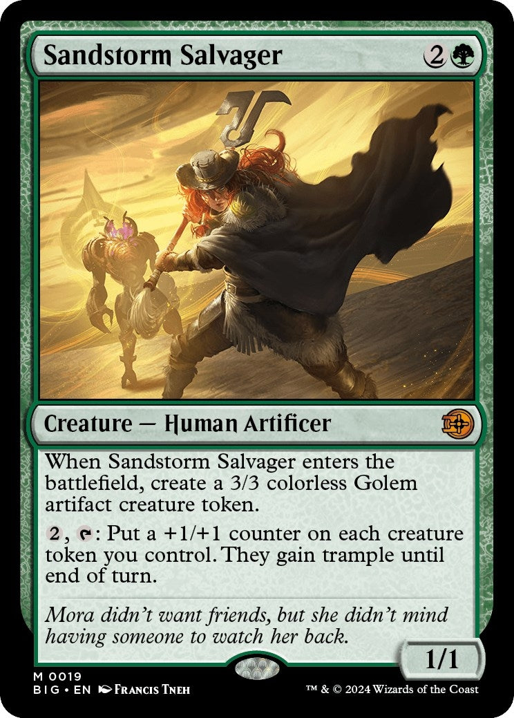 Image for Sandstorm Salvager (19) (Outlaws of Thunder Junction: The Big Score) (BIG) - Magic: The Gathering