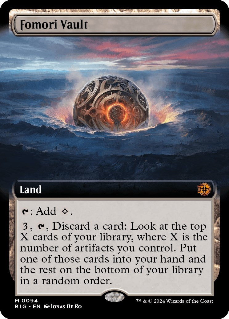 Image for Fomori Vault (Extended Art) (94) (Outlaws of Thunder Junction: The Big Score) (BIG) - Magic: The Gathering