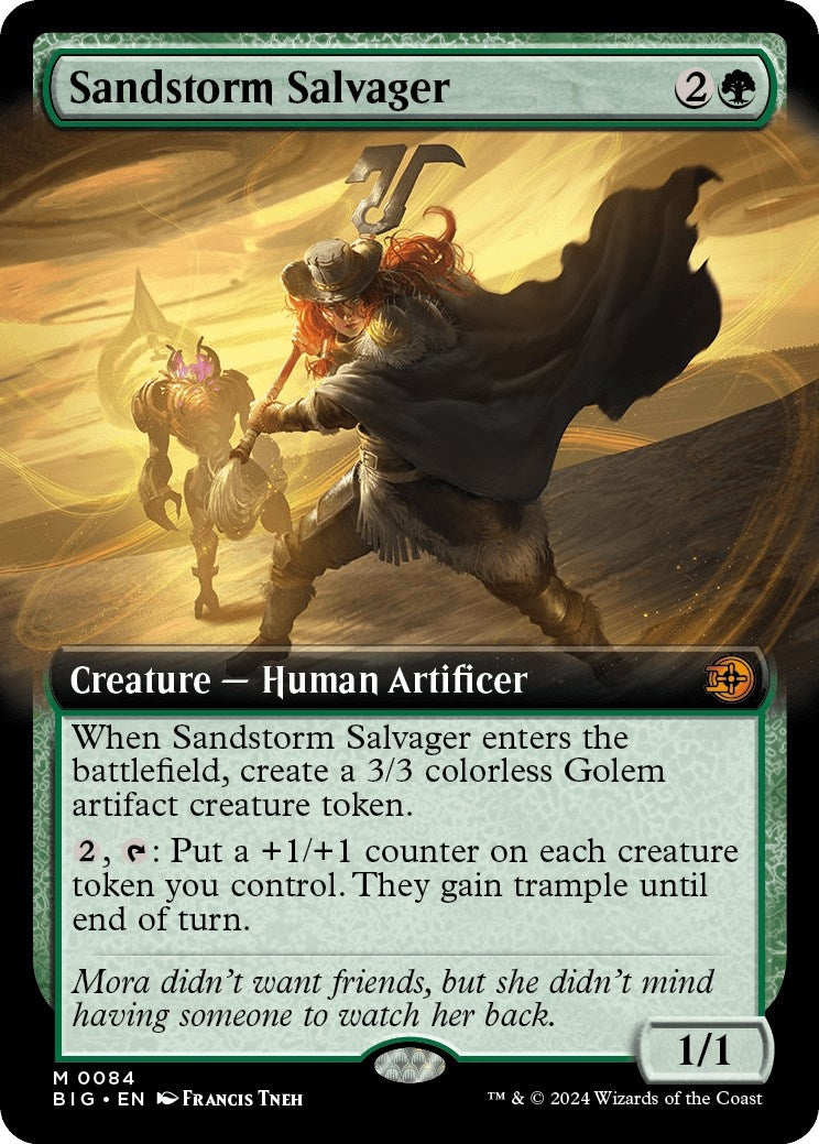 Image for Sandstorm Salvager (Extended Art) (84) (Outlaws of Thunder Junction: The Big Score) (BIG) - Magic: The Gathering