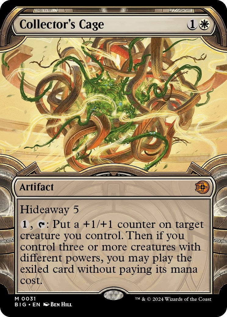 Image for Collector's Cage (Showcase) (31) (Outlaws of Thunder Junction: The Big Score) (BIG) - Magic: The Gathering