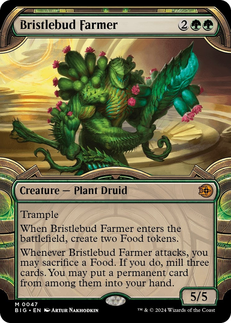 Image for Bristlebud Farmer (Showcase) (47) (Outlaws of Thunder Junction: The Big Score) (BIG) - Magic: The Gathering
