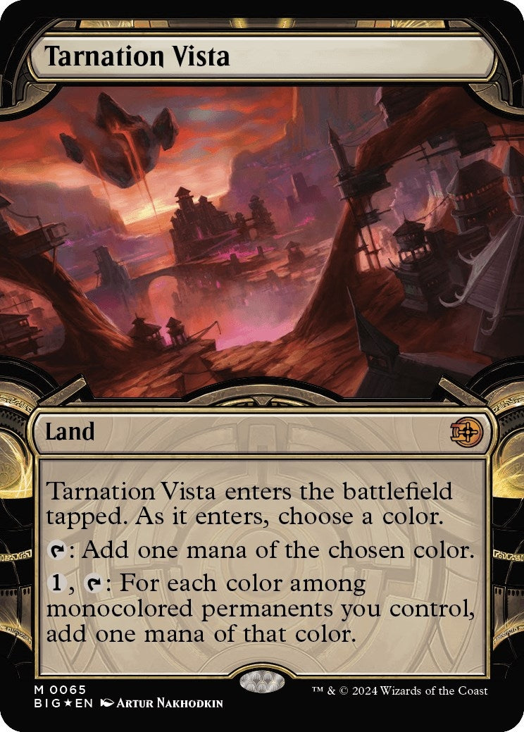 Image for Tarnation Vista (Showcase) (Raised Foil) (65) (Outlaws of Thunder Junction: The Big Score) (BIG) - Magic: The Gathering
