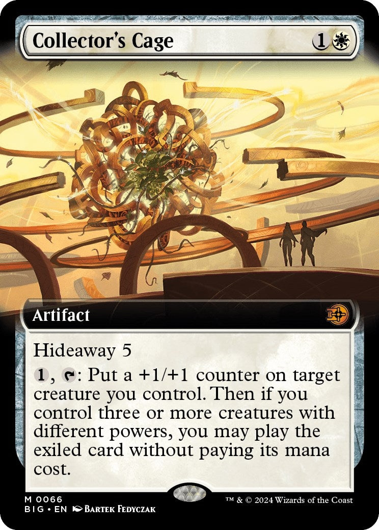 Image for Collector's Cage (Extended Art) (66) (Outlaws of Thunder Junction: The Big Score) (BIG) - Magic: The Gathering