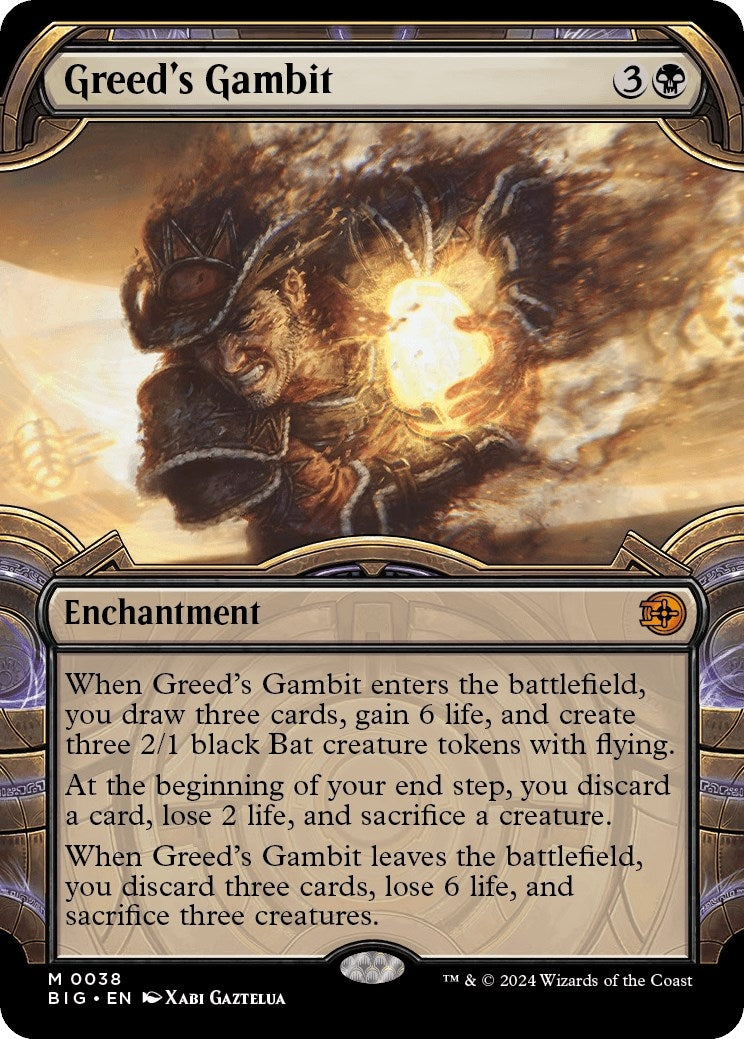Image for Greed's Gambit (Showcase) (38) (Outlaws of Thunder Junction: The Big Score) (BIG) - Magic: The Gathering