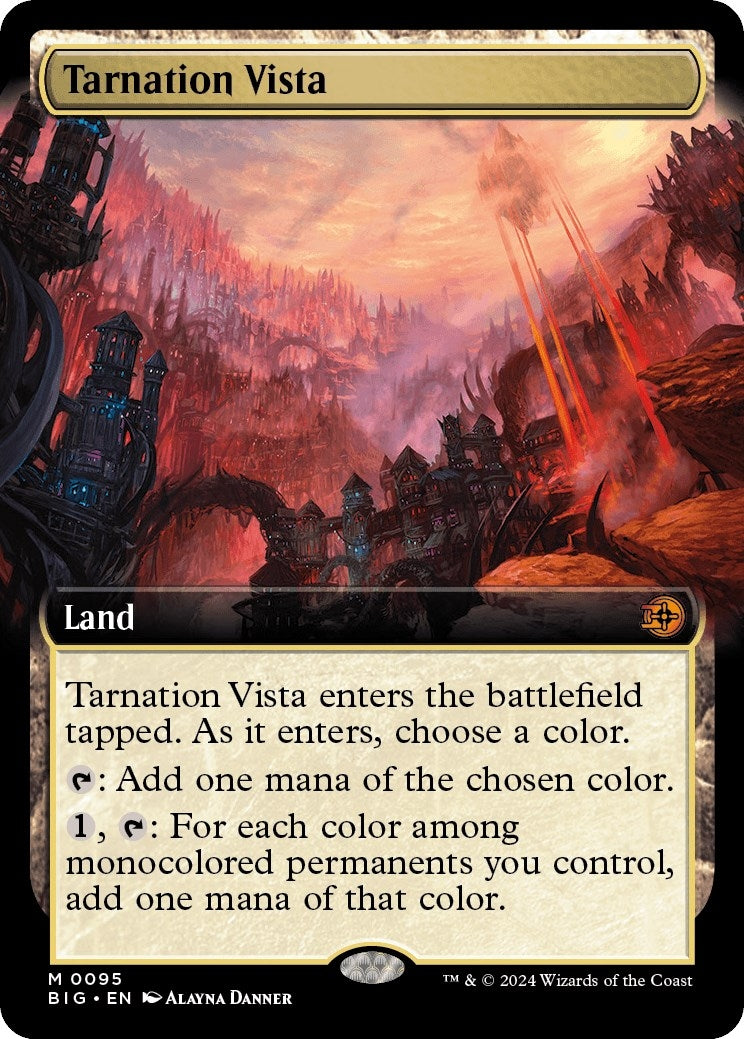 Image for Tarnation Vista (Extended Art) (95) (Outlaws of Thunder Junction: The Big Score) (BIG) - Magic: The Gathering