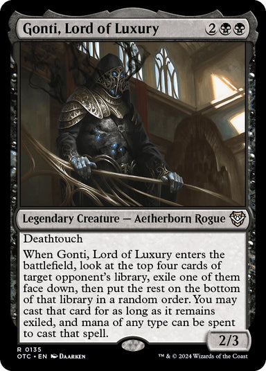 Image for Gonti, Lord of Luxury (135) - Magic: The Gathering