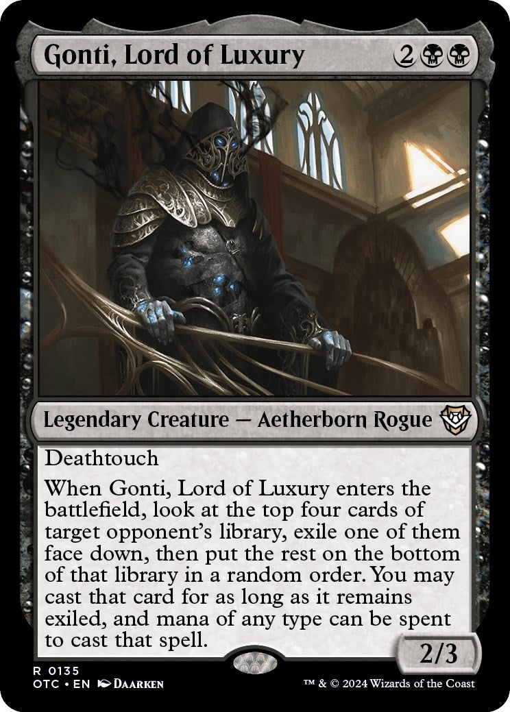 Image for Gonti, Lord of Luxury (135) - Magic: The Gathering