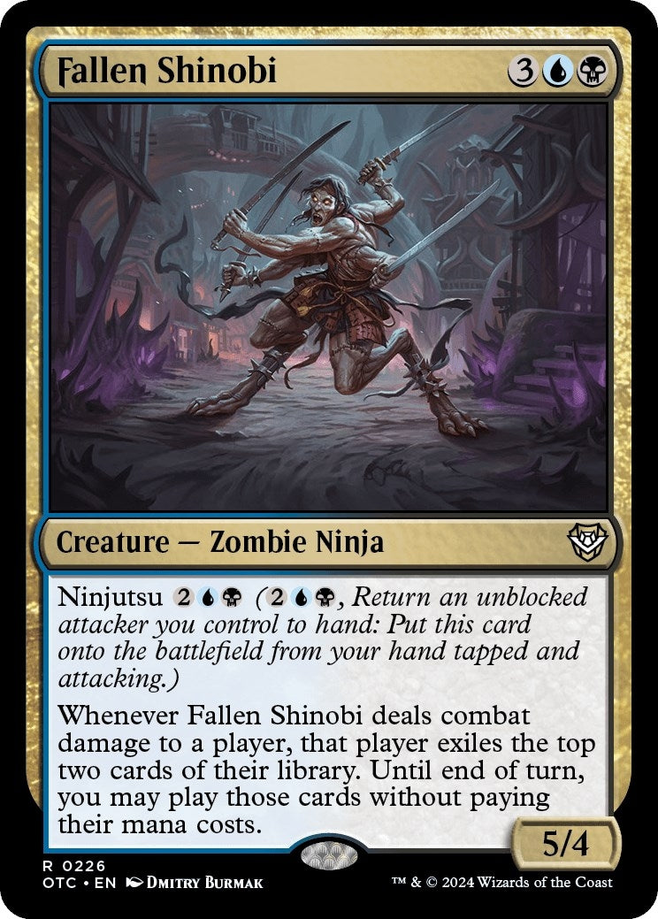 Image for Fallen Shinobi (226) - Magic: The Gathering
