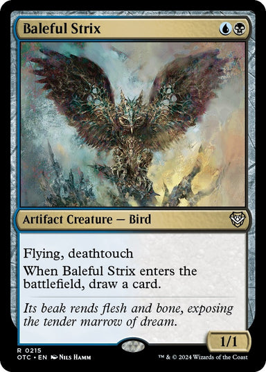 Image for Baleful Strix (215) - Magic: The Gathering