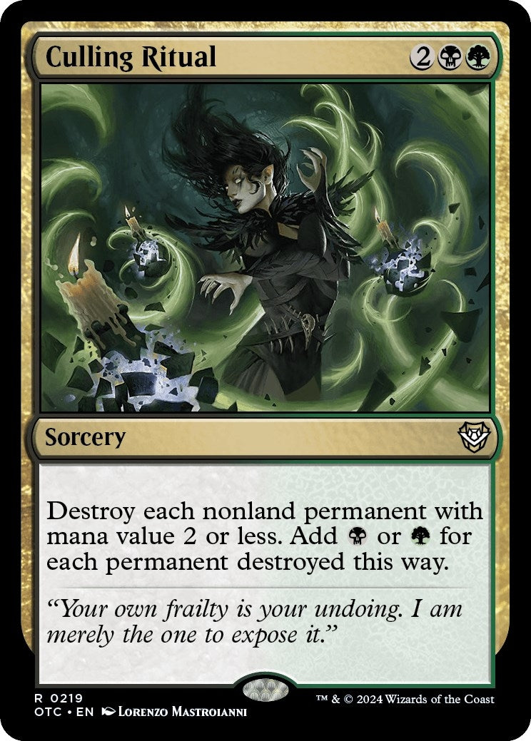 Image for Culling Ritual (219) - Magic: The Gathering