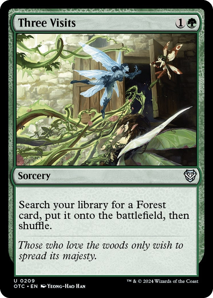 Image for Three Visits (209) - Magic: The Gathering