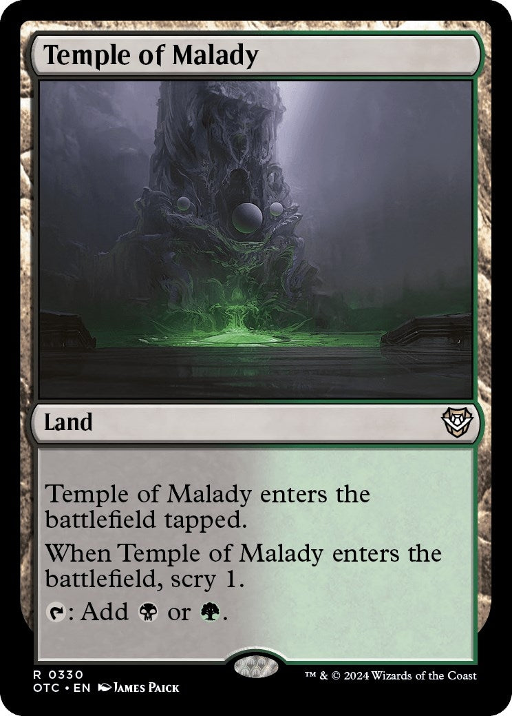Image for Temple of Malady (330) - Magic: The Gathering