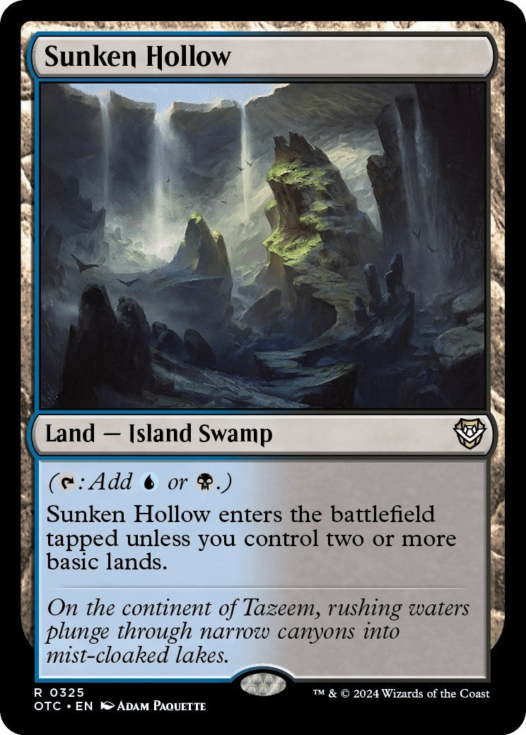 Image for Sunken Hollow (325) - Magic: The Gathering