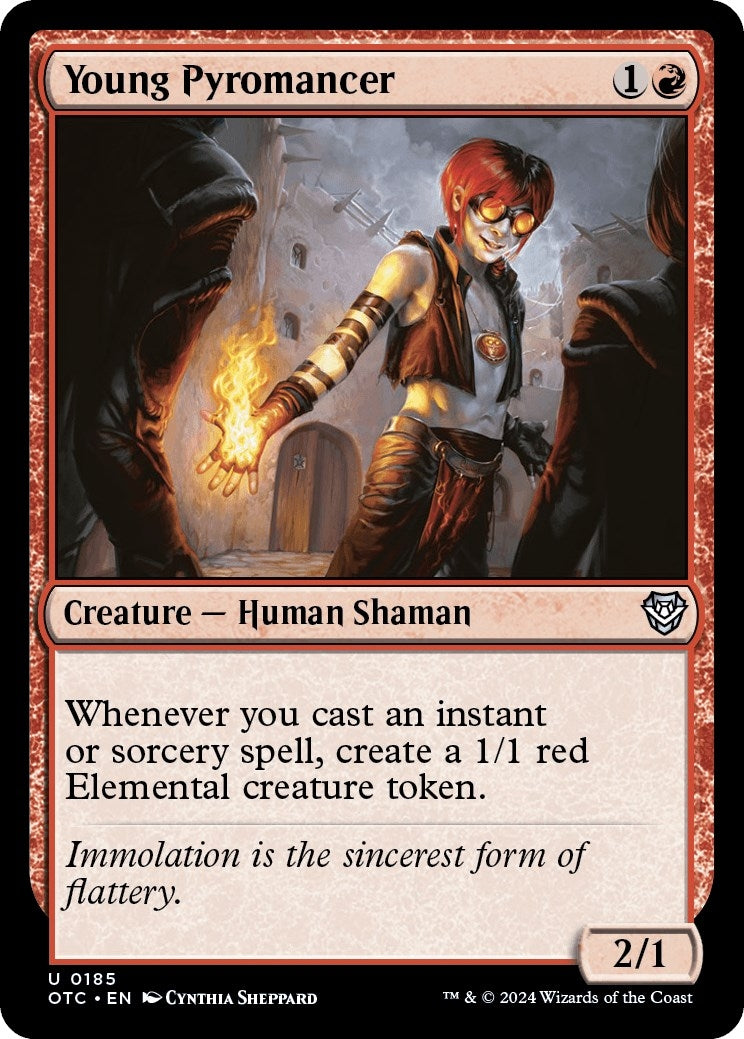 Image for Young Pyromancer (185) - Magic: The Gathering