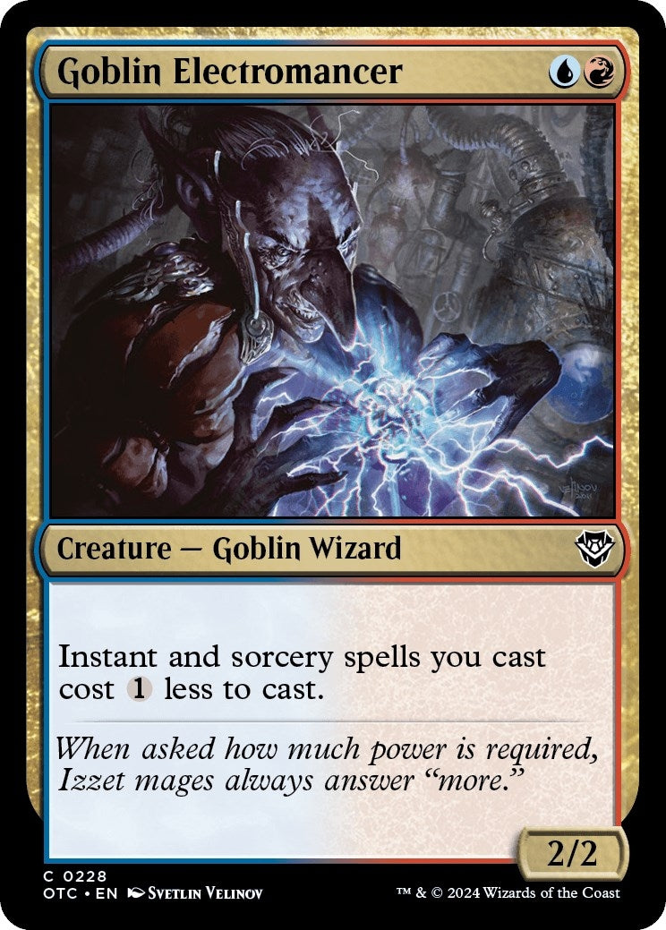 Image for Goblin Electromancer (228) - Magic: The Gathering