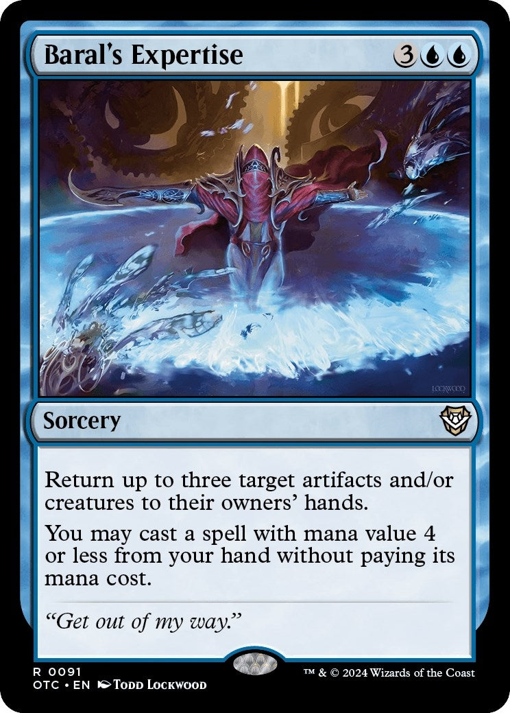 Image for Baral's Expertise (91) - Magic: The Gathering