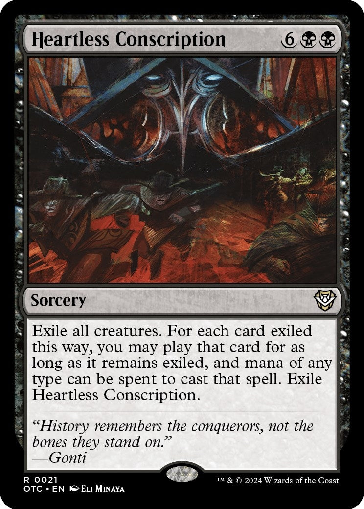 Image for Heartless Conscription (21) - Magic: The Gathering