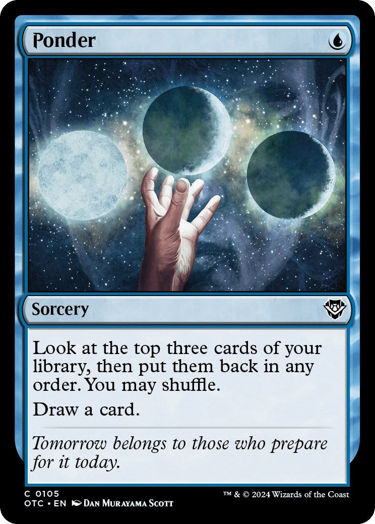 Image for Ponder (105) - Magic: The Gathering