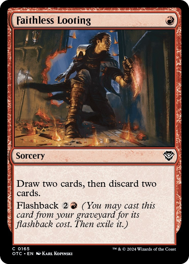 Image for Faithless Looting (165) - Magic: The Gathering
