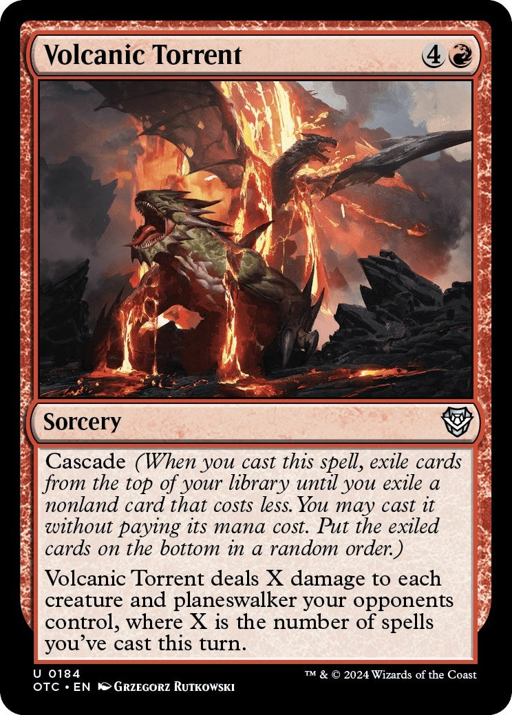 Image for Volcanic Torrent (184) - Magic: The Gathering