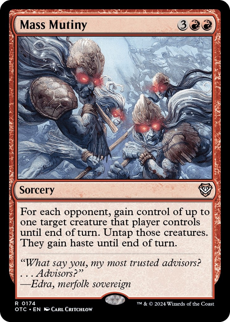 Image for Mass Mutiny (174) - Magic: The Gathering