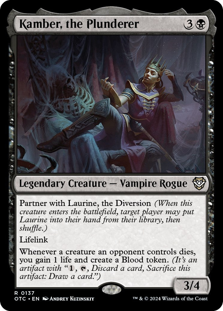 Image for Kamber, the Plunderer (137) - Magic: The Gathering