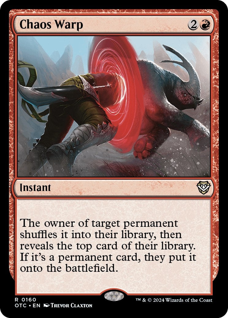 Image for Chaos Warp (160) - Magic: The Gathering