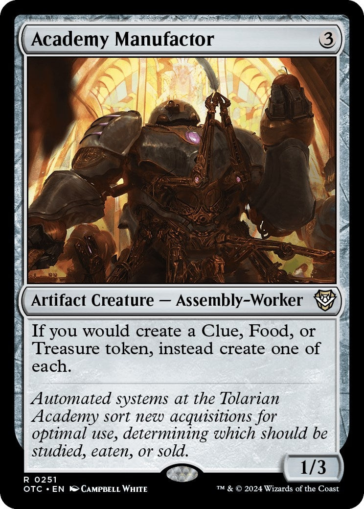 Image for Academy Manufactor (251) - Magic: The Gathering